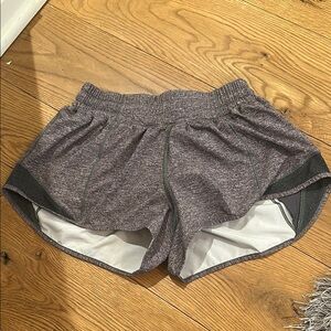 Lululemon Athletica Gray Athletic Shorts Dual-Layer Design